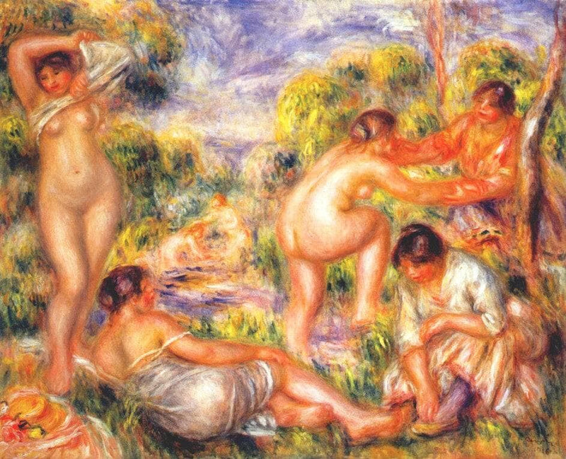 Bathers by Pierre-Auguste Renoir — Oil Painting Reproduction