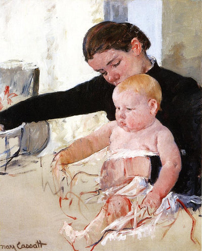Bathing the Young Heir in apartment