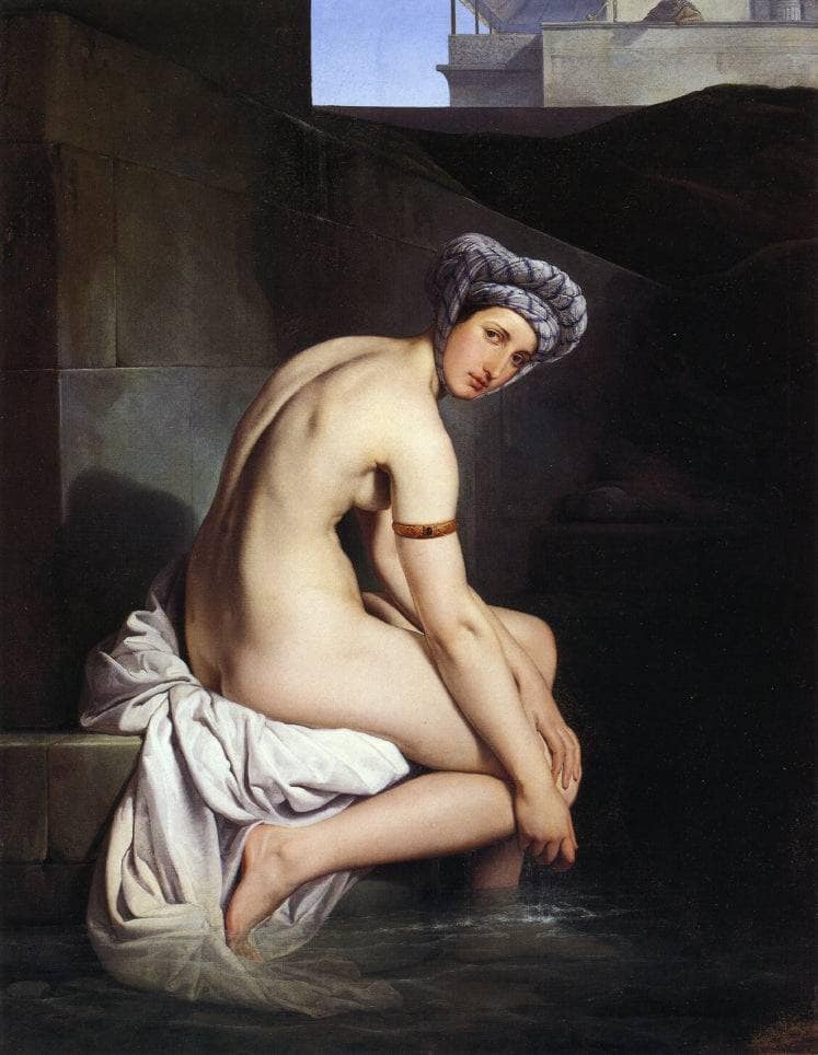 Bathsheba by Francesco Hayez — Oil Painting Reproduction