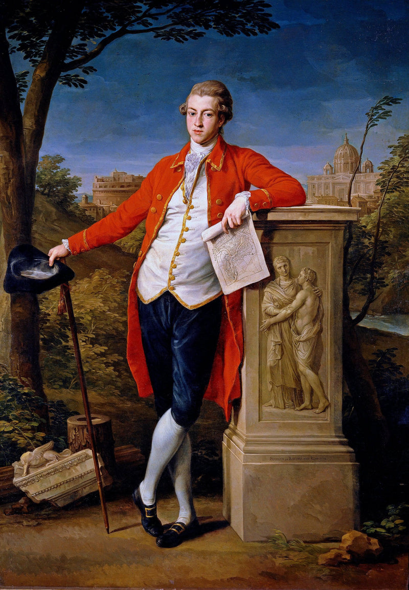 Portrait of Francis Basset, 1st Baron De Dunstanville and Basset by Pompeo Batoni — Oil Painting Reproduction