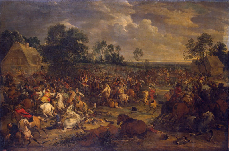 Battle by Adam van der Meulen — Oil Painting Reproduction