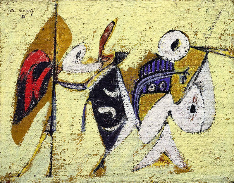 Battle at Sunset with the God of Maize (Composition No. 1) by Arshile Gorky — Oil Painting Reproduction
