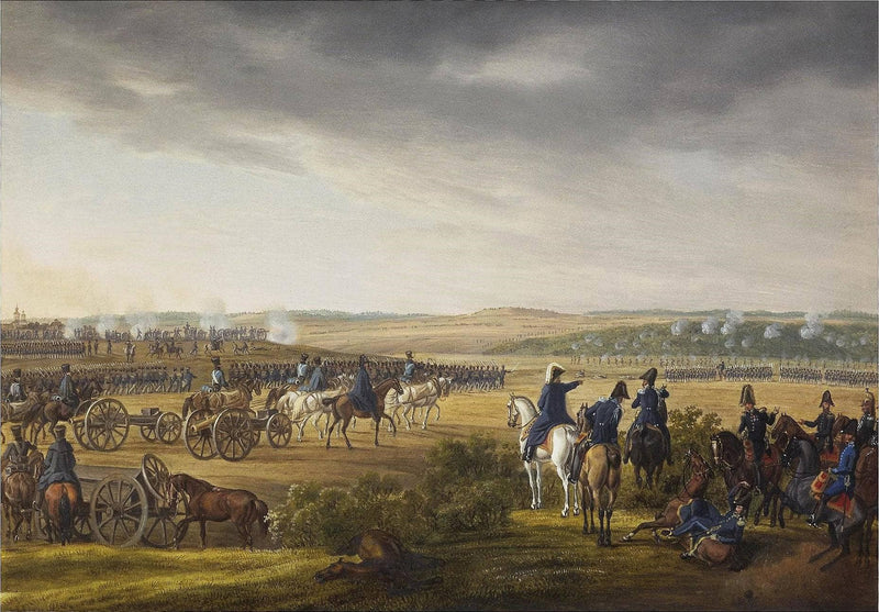 Battle for Moscow 7 September 1812 by Albrecht Adam — Oil Painting Reproduction