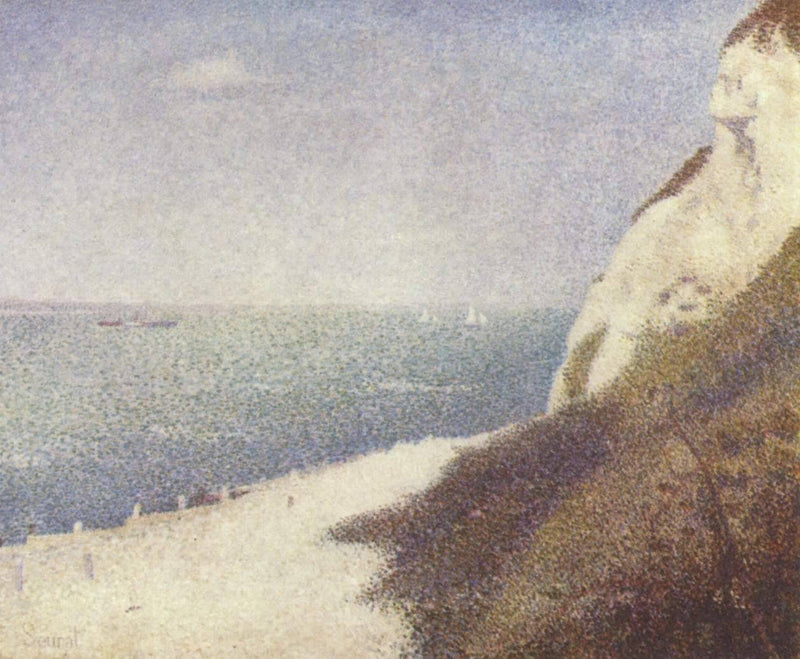 Beach at Bas Butin, Honfleur by Georges Seurat — Oil Painting Reproduction