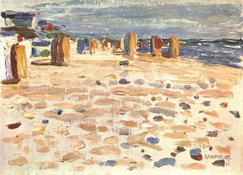 Beach Baskets In Holland by Wassily Kandinsky — Oil Painting Reproduction