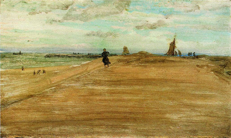 Beach Scene by James McNeill Whistler — Oil Painting Reproduction