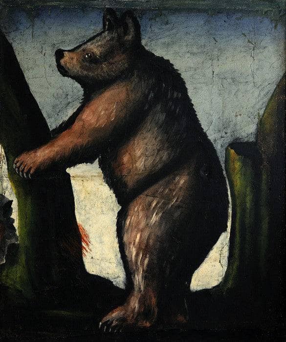 Bear cub by Niko Pirosmani — Oil Painting Reproduction