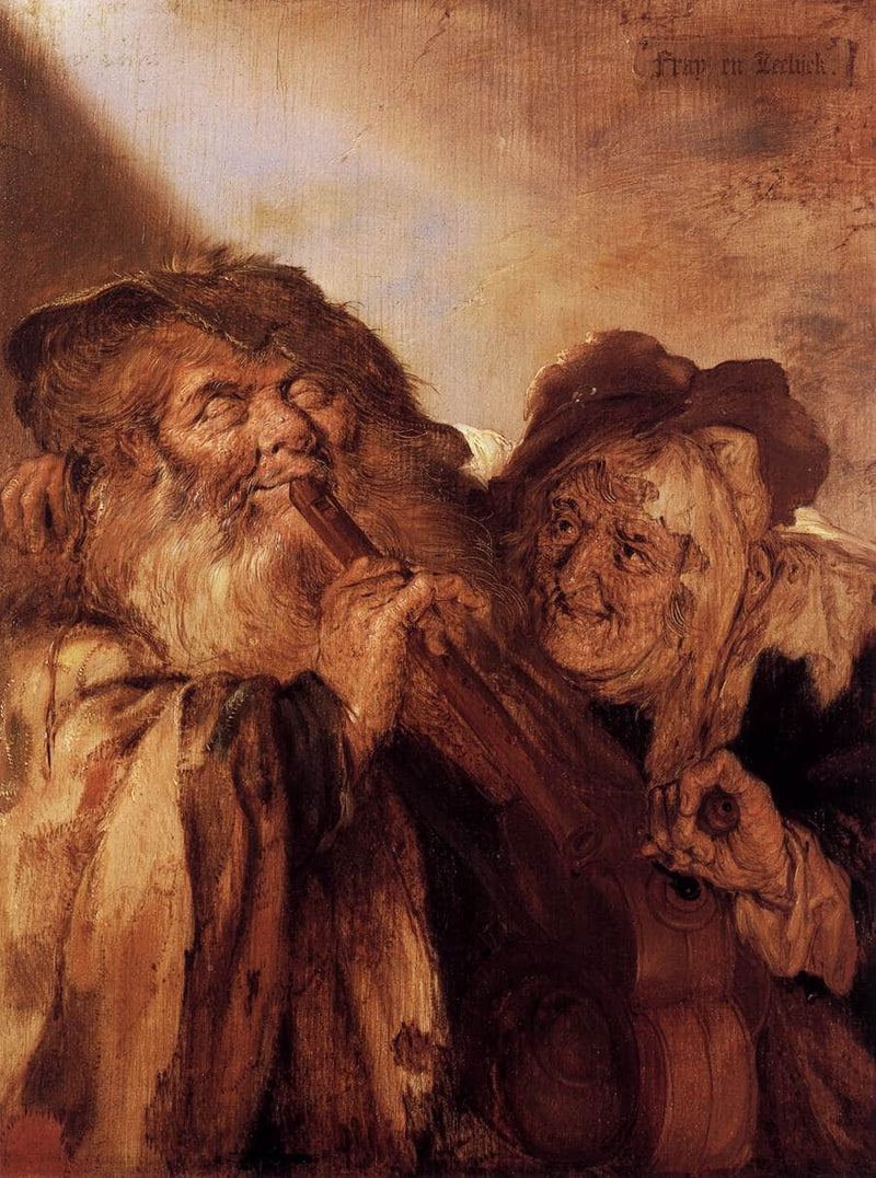 Beautiful and Ugly by Adriaen van de Venne — Oil Painting Reproduction