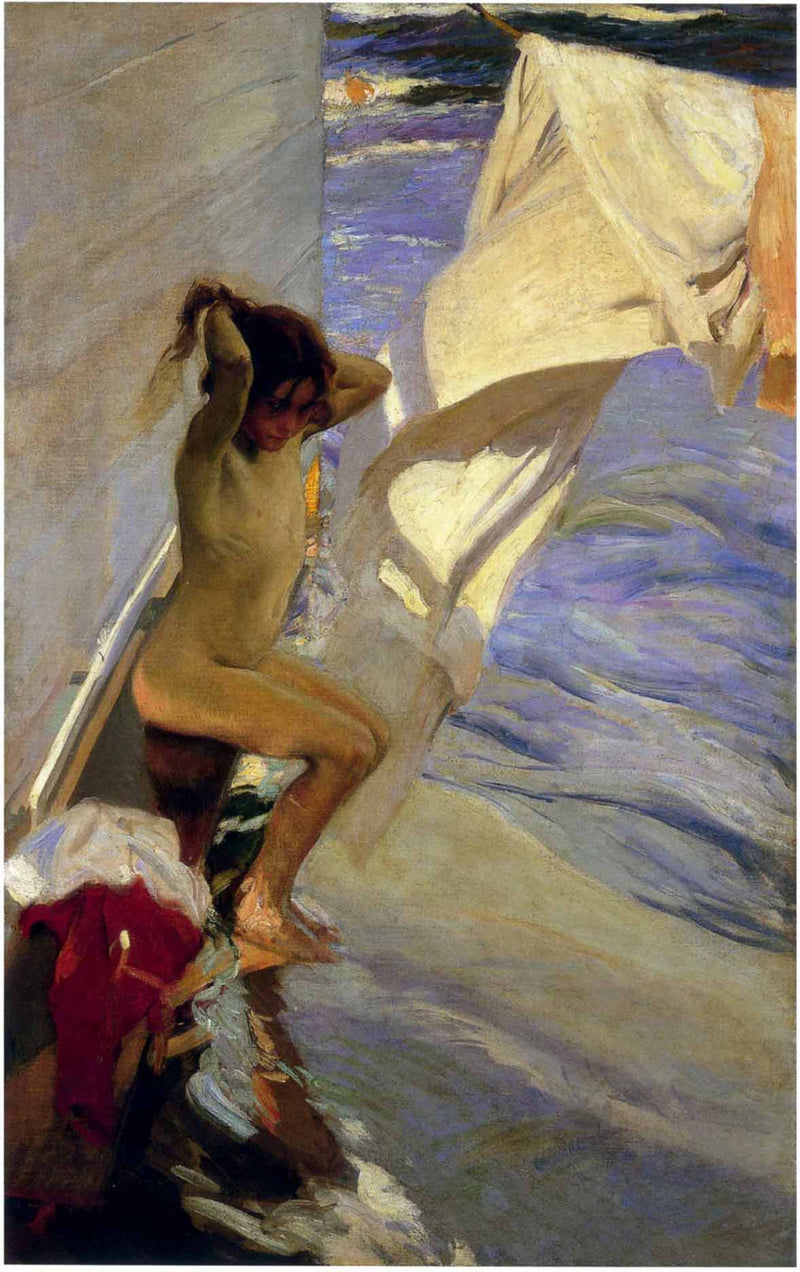 Before the Bath by Joaquín Sorolla — Oil Painting Reproduction