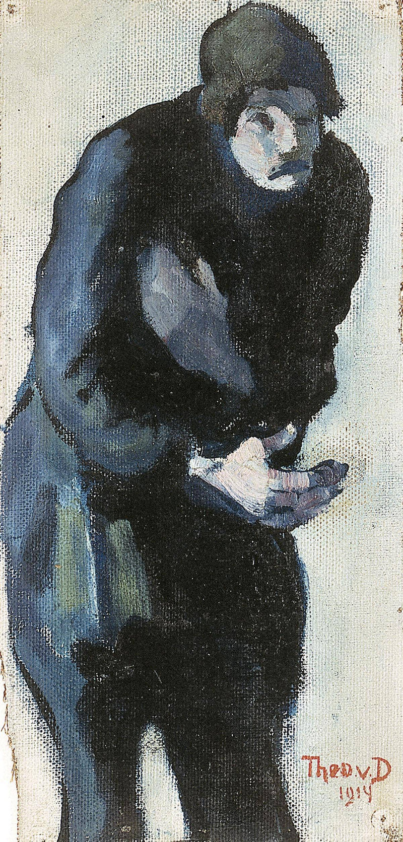 Beggar by Theo van Doesburg, Oil Painting Reproduction