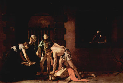 Beheading of Saint John the Baptist in living room