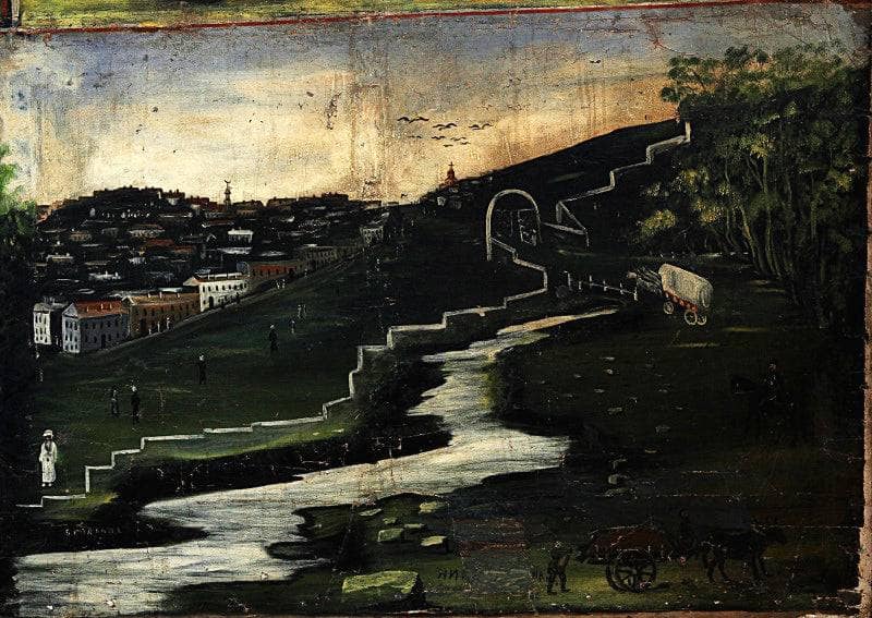 Belakani (part of Tapestry in six paintings) by Niko Pirosmani — Oil Painting Reproduction