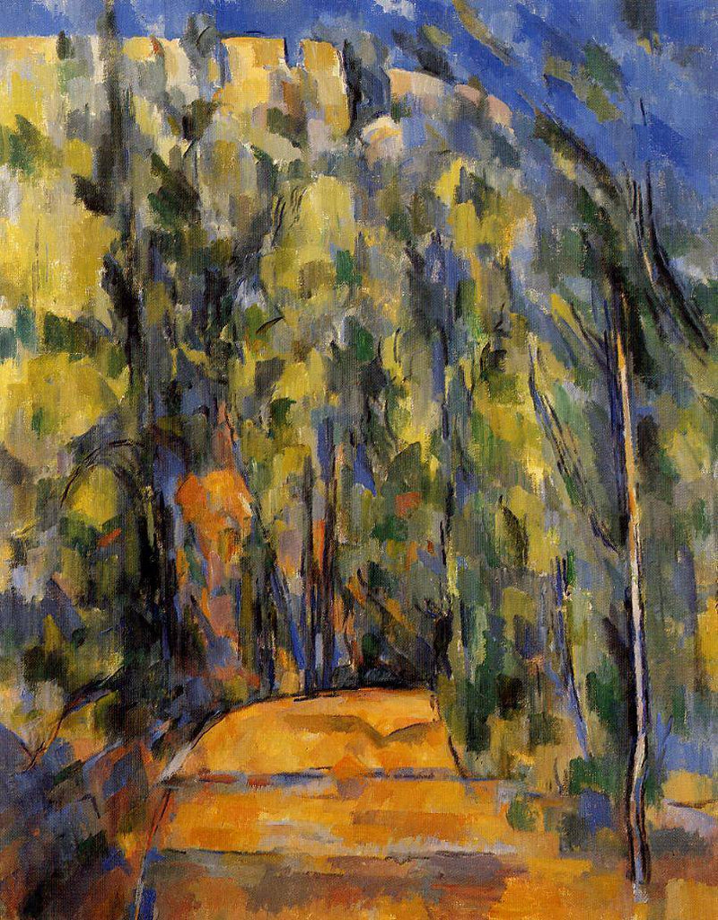 Bend in Forest Road by Paul Cezanne — Oil Painting Reproduction