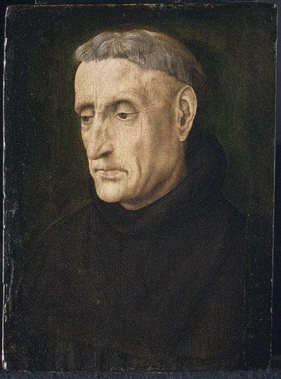 Benedictine Monk in hallway