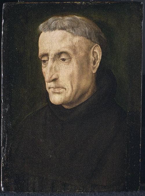 Benedictine Monk by Hugo van der Goes, Oil Painting Reproduction