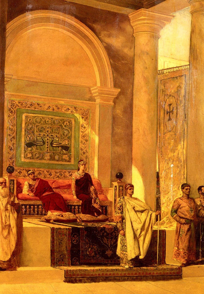 The Throne Room in Byzantium by Benjamin Constant, Oil Painting Reproduction