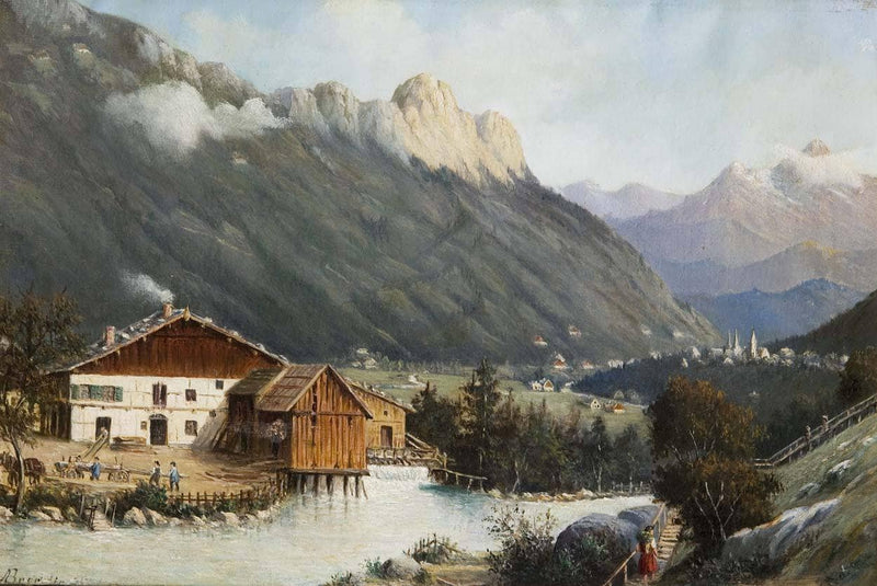 Berchtesgaden by Antonietta Brandeis — Oil Painting Reproduction