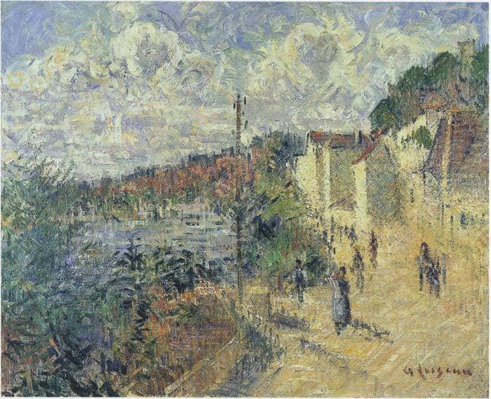 Beynac Quay at Bordeaux by Gustave Loiseau — Oil Painting Reproduction