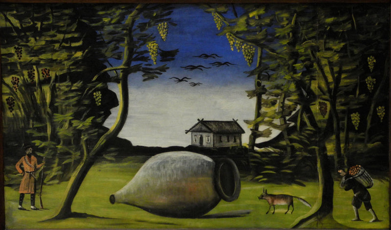 Big Marani in the forest by Niko Pirosmani — Oil Painting Reproduction