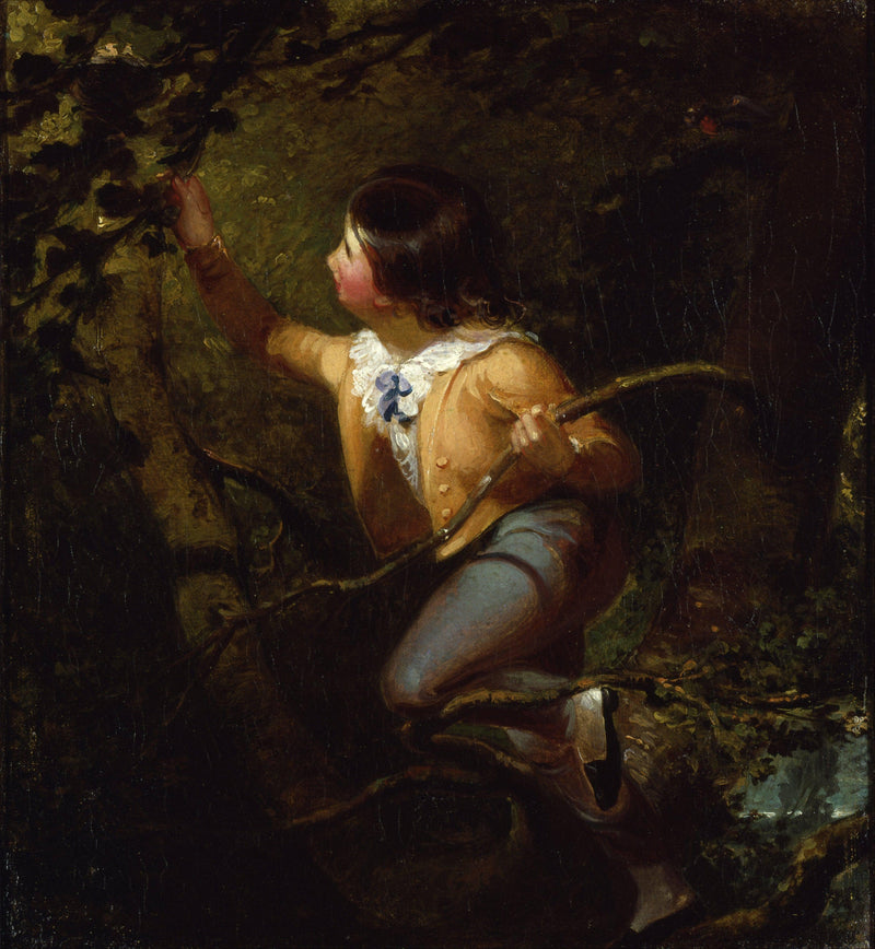 Bird Nesting by Emanuel Leutze — Oil Painting Reproduction