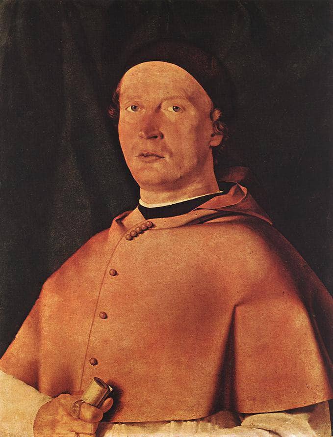 Bishop Bernardo de' Rossi by Lorenzo Lotto — Oil Painting Reproduction