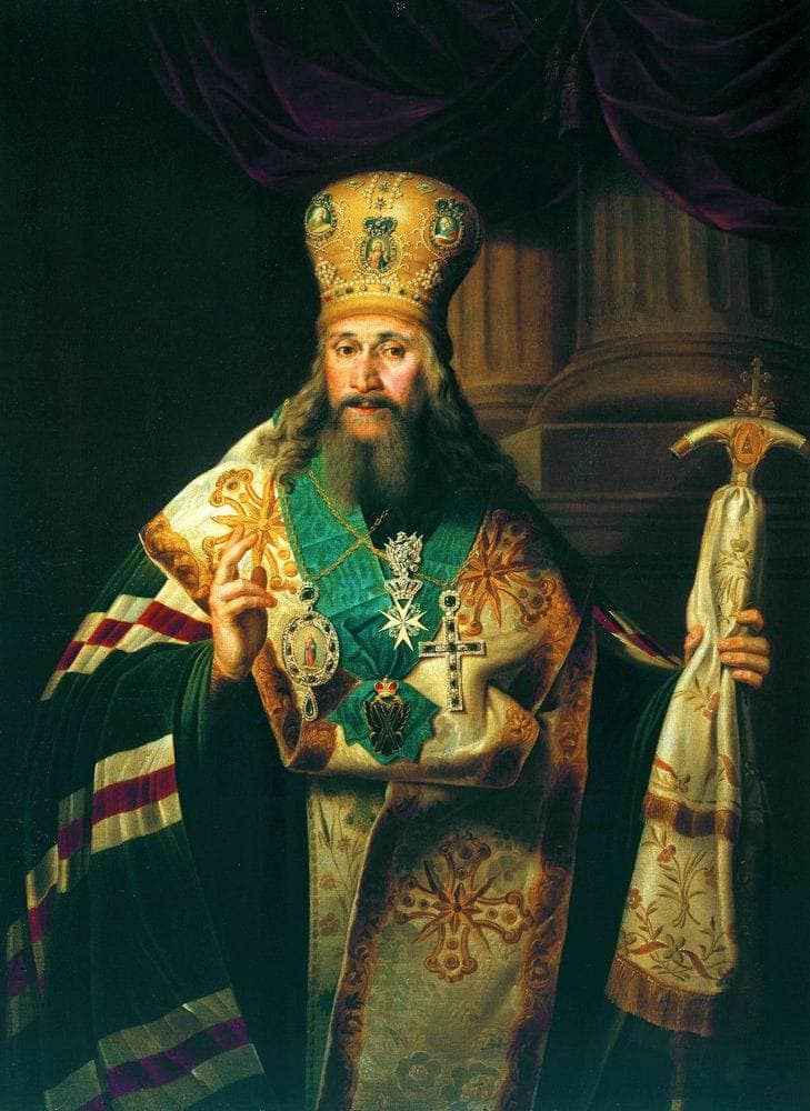 Bishop of the Russian Orthodox Church by Vladimir Borovikovsky — Oil Painting Reproduction