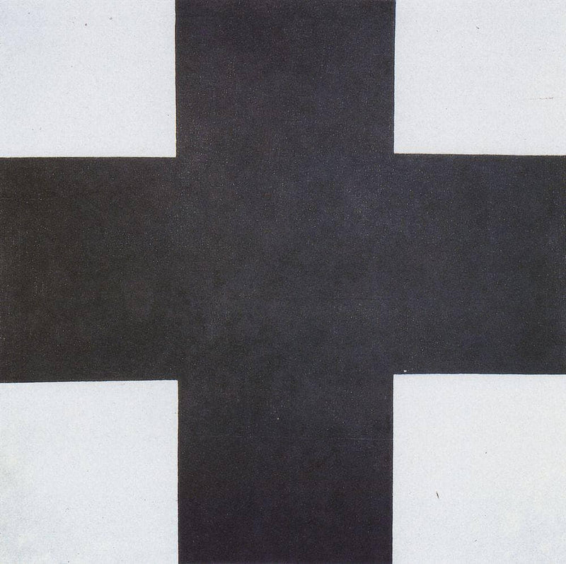 Black Cross by Kazimir Malevich — Oil Painting Reproduction