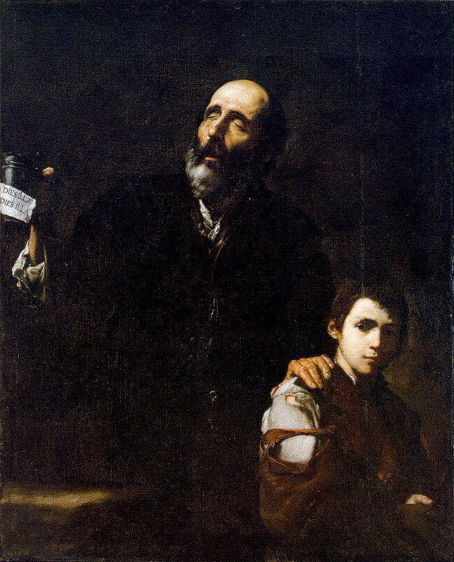 Blind Old Beggar by Jusepe de Ribera — Oil Painting Reproduction