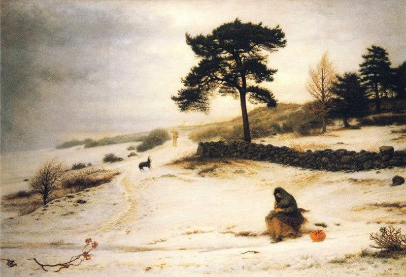 Blow, Blow Thou Winter Wind by John Everett Millais — Oil Painting Reproduction