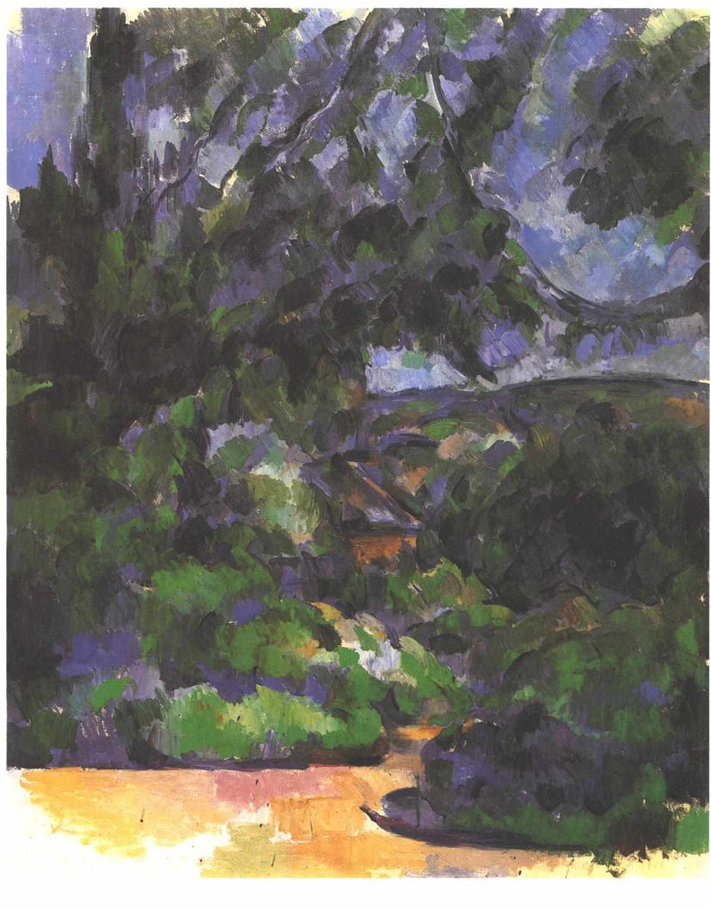 Blue Landscape by Paul Cezanne — Oil Painting Reproduction