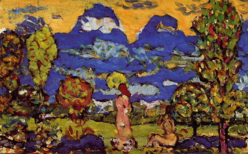 Blue Mountains by Maurice Prendergast — Oil Painting Reproduction