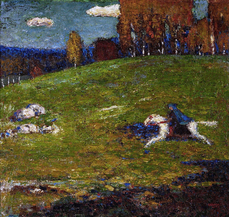 Blue rider by Wassily Kandinsky — Oil Painting Reproduction