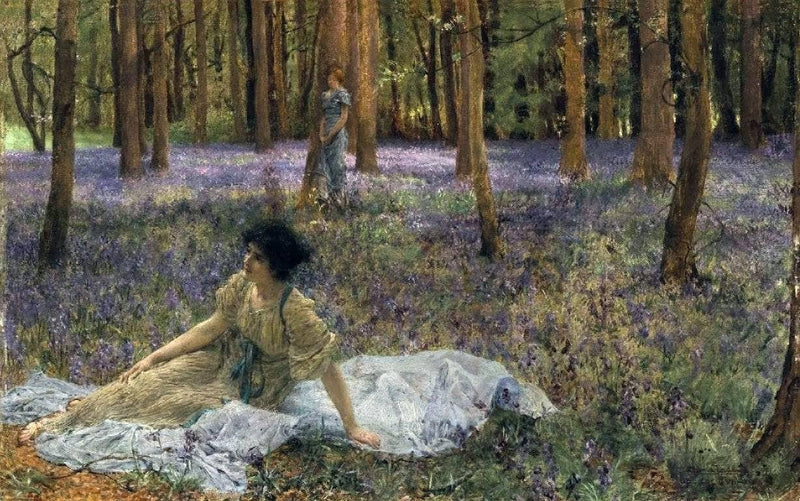 Bluebells by Sir Lawrence Alma-Tadema — Oil Painting Reproduction