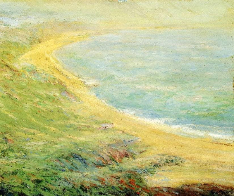Bluff at Pourville by Guy Rose — Oil Painting Reproduction