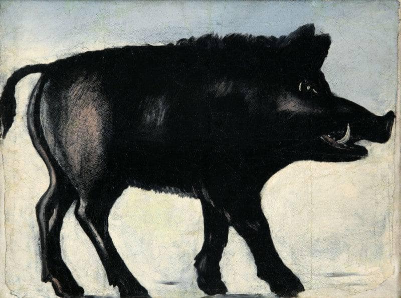 Boar by Niko Pirosmani — Oil Painting Reproduction