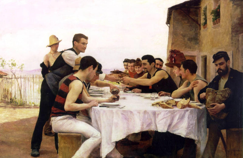 Boaters of the Meurthe by Émile Friant — Oil Painting Reproduction