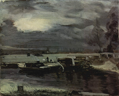 Boats on the Stour in entryway