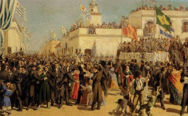 Boceto Para La Jura De La Constitución De 1830 by Juan Manuel Blanes — Oil Painting Reproduction