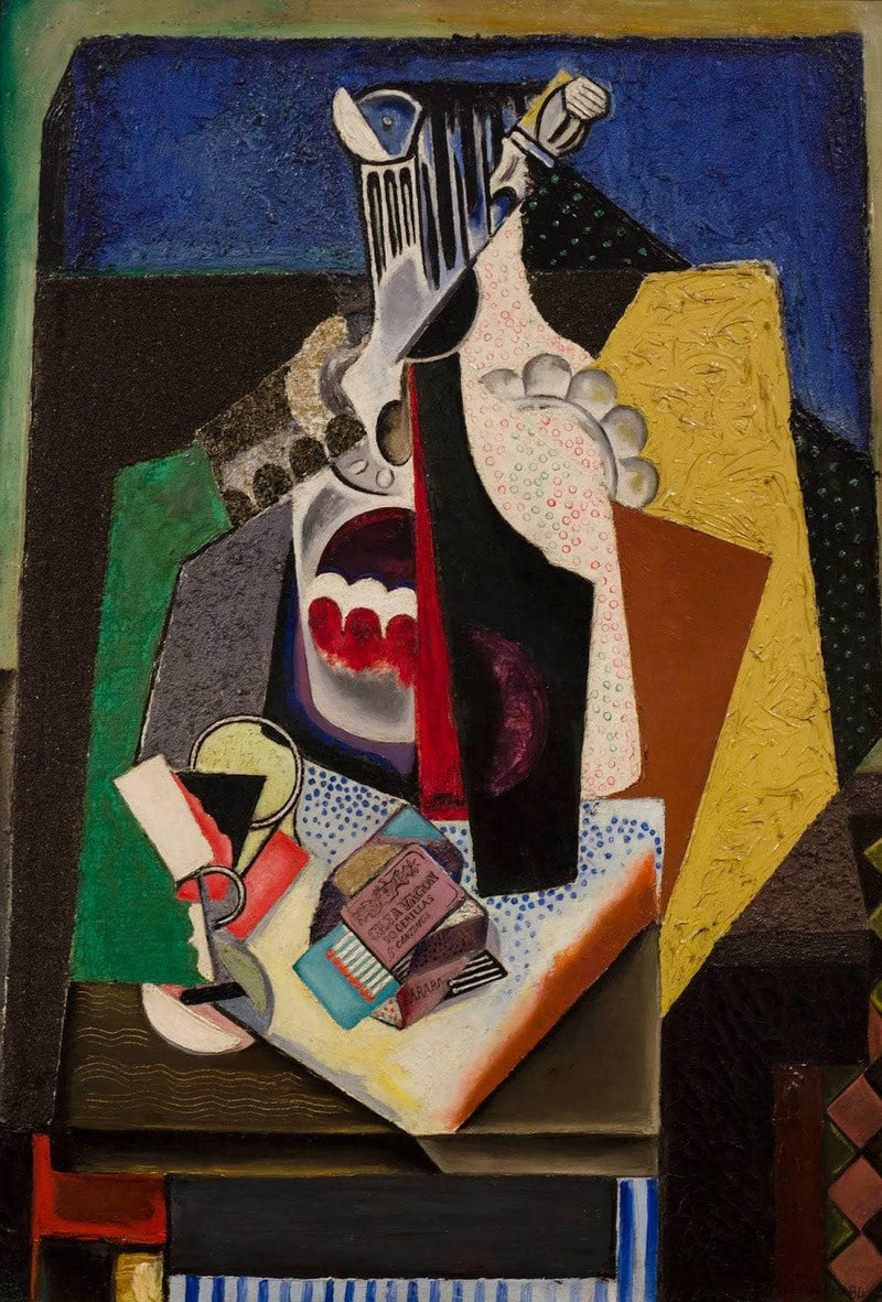 Bodegón Con Caja De Cerillas by Maria Blanchard — Oil Painting Reproduction