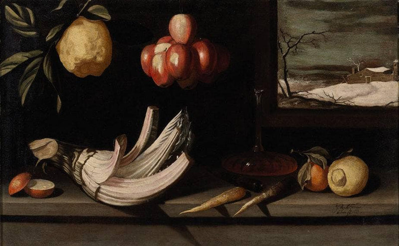 Bodegón Con Cardo by Juan van der Hamen — Oil Painting Reproduction