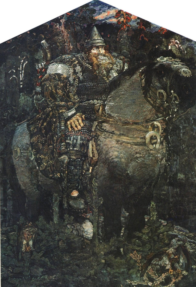 Bogatyr by Mikhail Vrubel — Oil Painting Reproduction