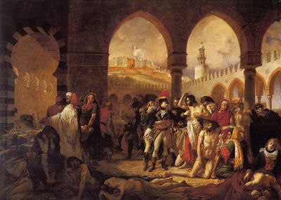 Bonaparte Visiting the Plague Victims of Jaffa in dining room
