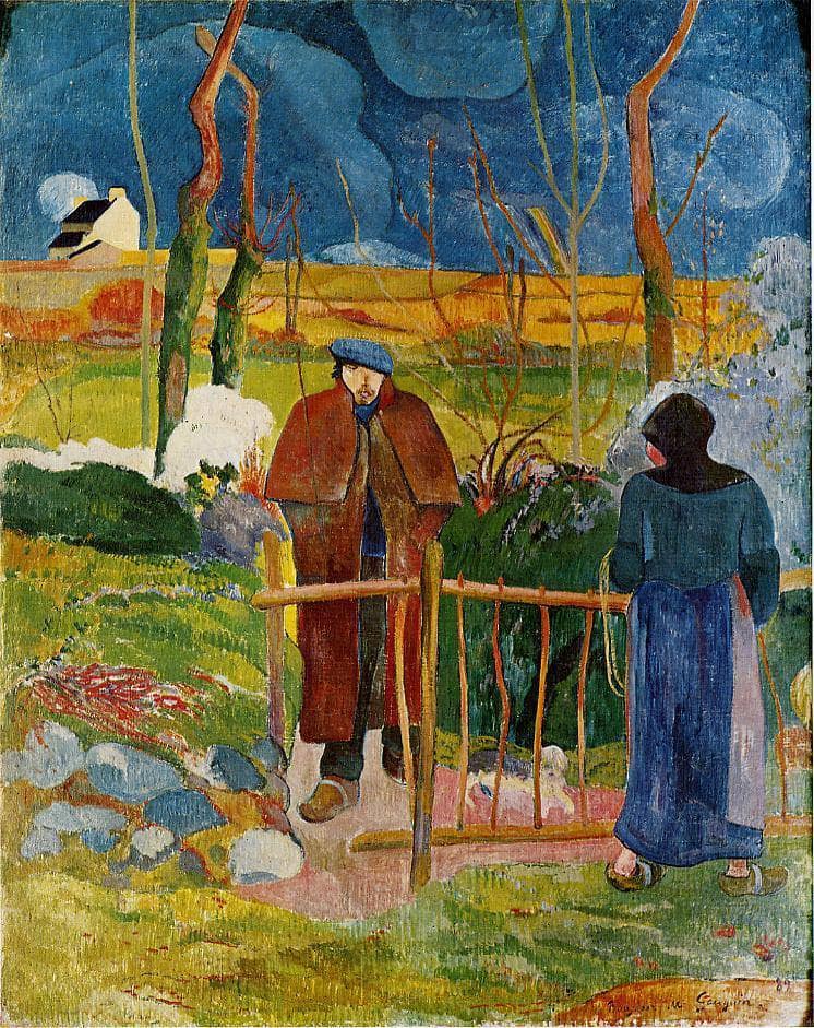 Bonjour, Monsieur Gauguin by Paul Gauguin — Oil Painting Reproduction