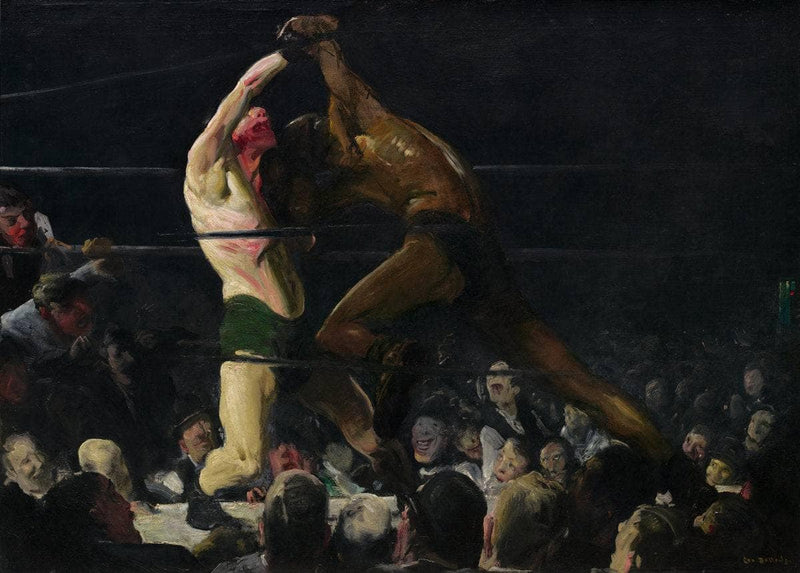 Both Members of This Club by George Bellows — Oil Painting Reproduction
