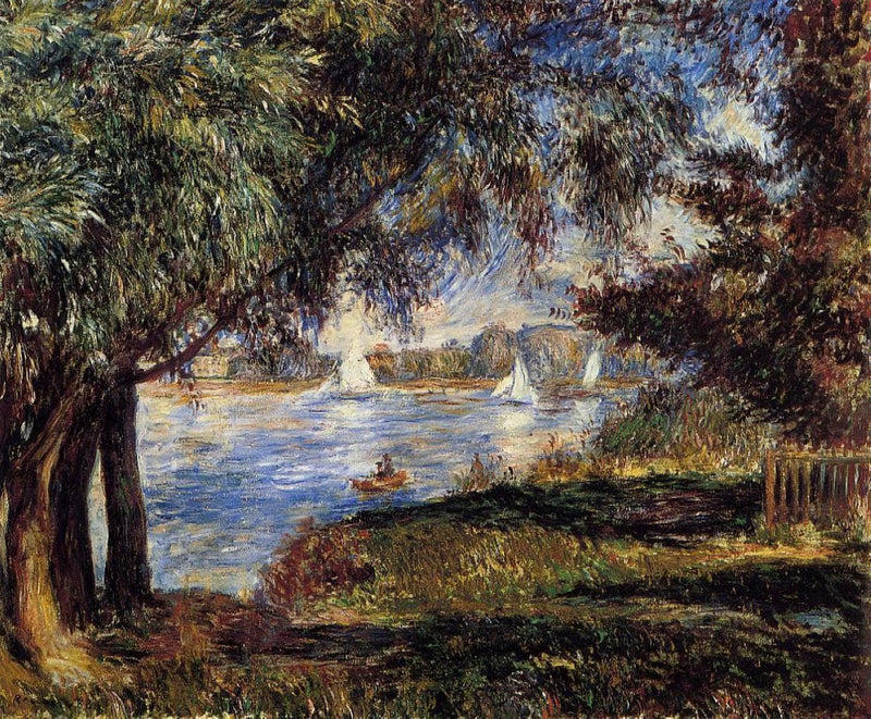 Bougival by Pierre-Auguste Renoir — Oil Painting Reproduction