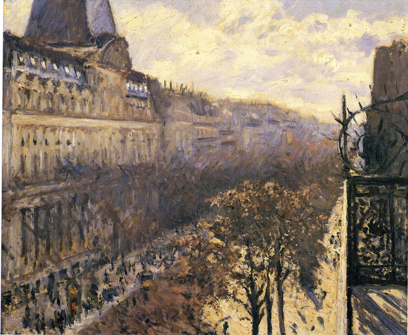 Boulevard des Italiens by Gustave Caillebotte — Oil Painting Reproduction