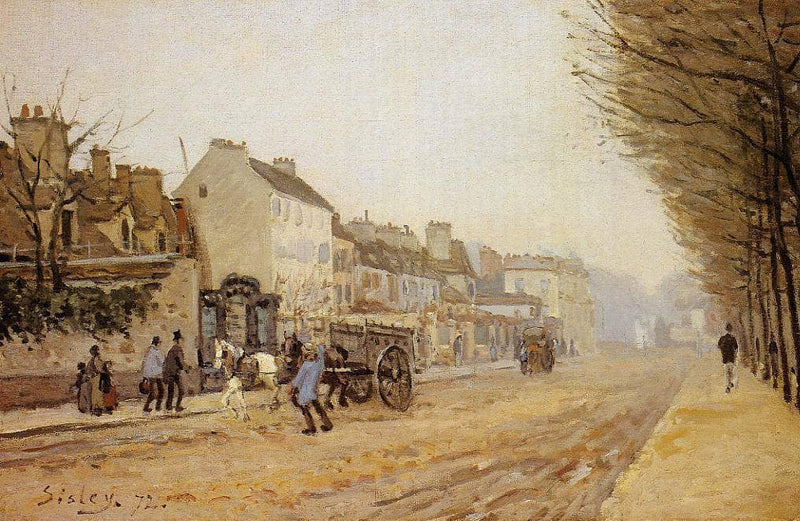 Boulevard Heloise, Argenteuil by Alfred Sisley — Oil Painting Reproduction