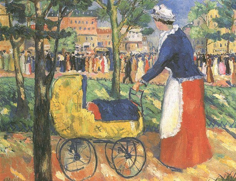 Boulevard by Kazimir Malevich — Oil Painting Reproduction