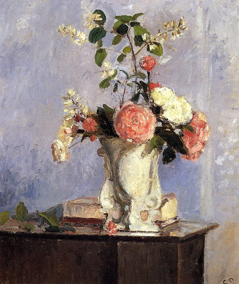 Bouquet of Flowers by Camille Pissarro — Oil Painting Reproduction