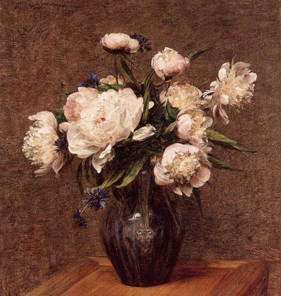 Bouquet of Peonies in living room